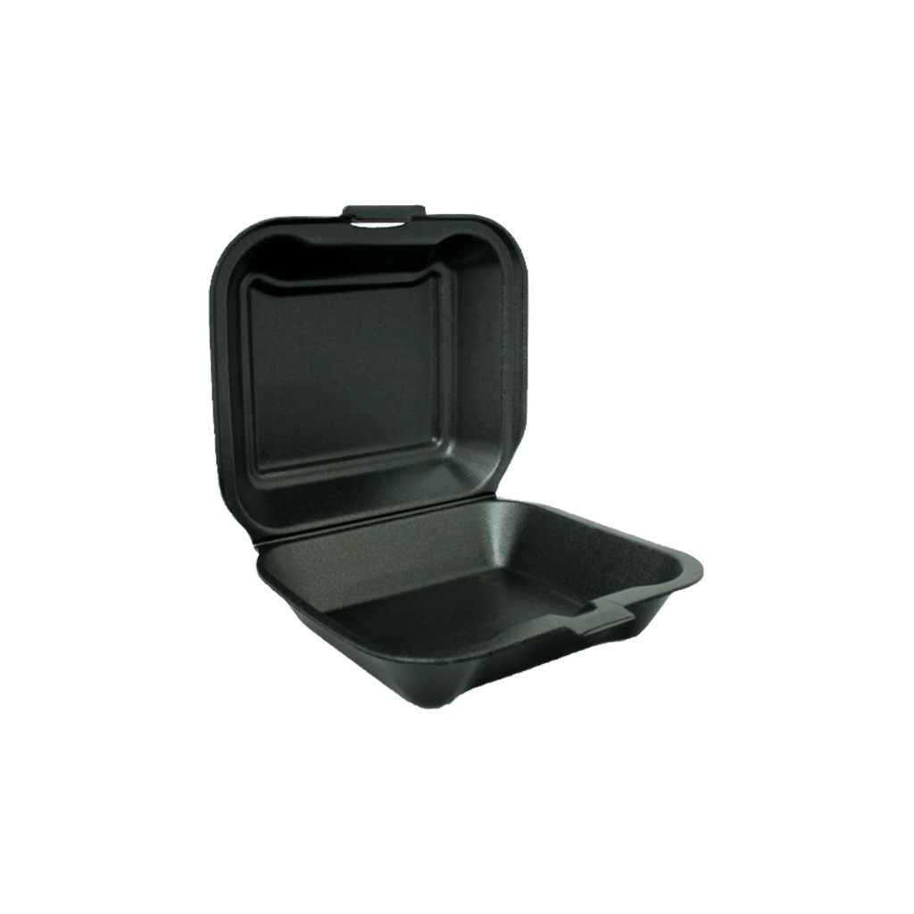 BANDEJAS 8X8 SIN  DIVISION COLOR NEGRO 