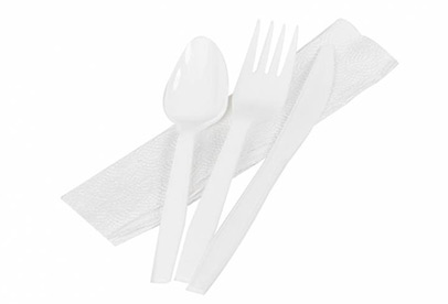 SOJOCOMBO H.W. C-3 (TENEDOR,CUCHILLO,CUCHARA,SERVILLETA)1/500 BLANCO