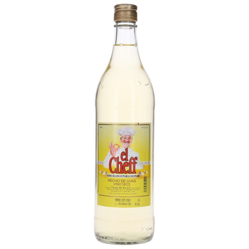 VINOS COCINA EL CHEF BLANCO 12/700,ML