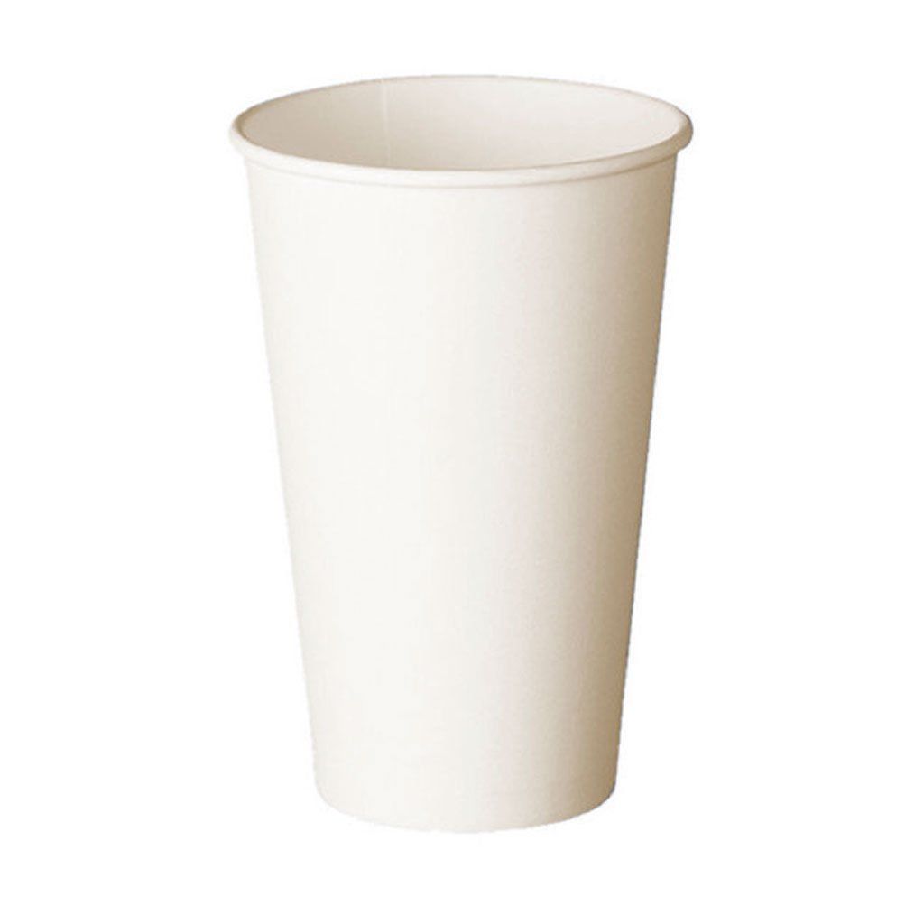 VASO PAPEL BL 16OZ BIO (PCC16-W) 20/50 CA