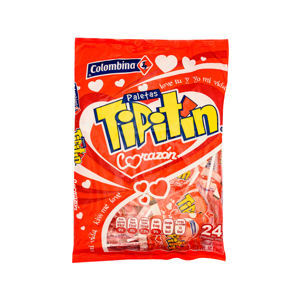 PALETA TIPITIN CORAZON 36/24