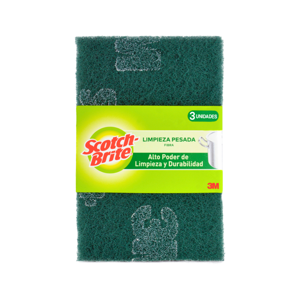 BRILLO VERDES SCOTCH BRITE 3M  UNIDAD