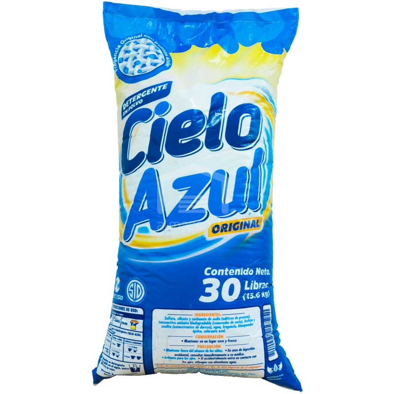 DETERGENTE CIELO AZUL 30,LB