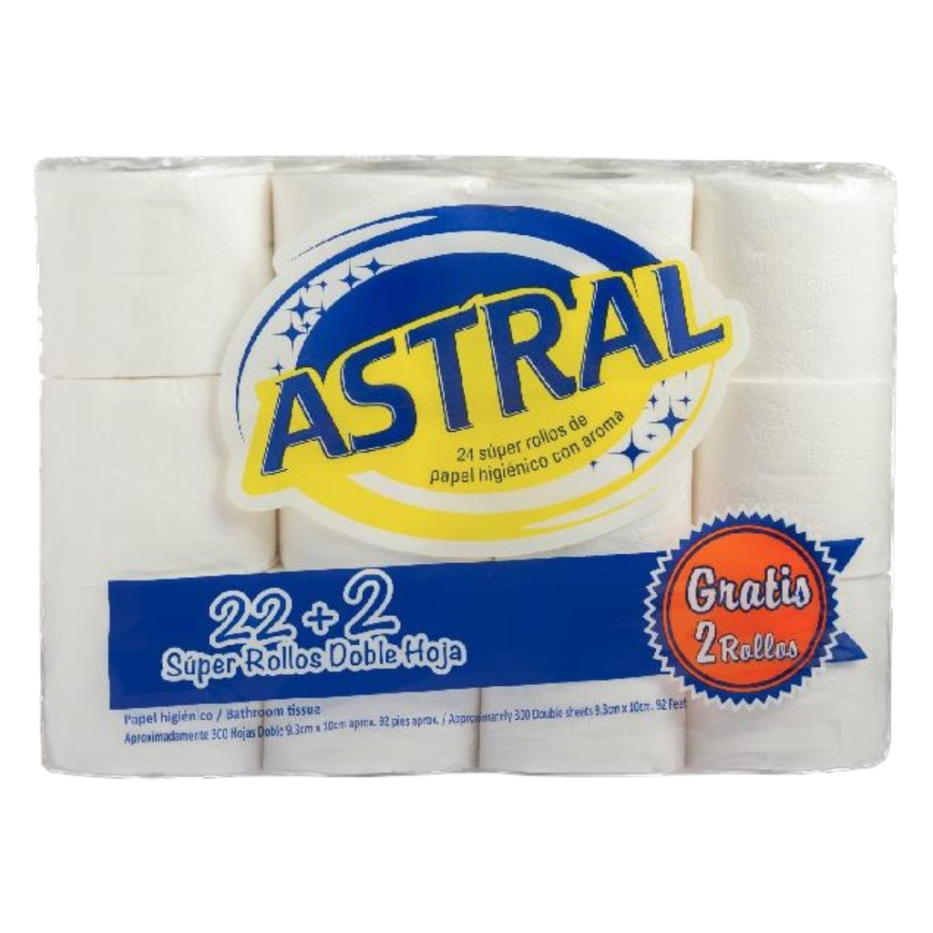 PAPEL DE BANO ASTRAL 1/24