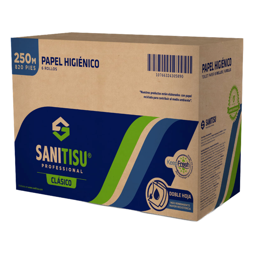 PAPEL HIGIENICO SANITISU 825 PIES