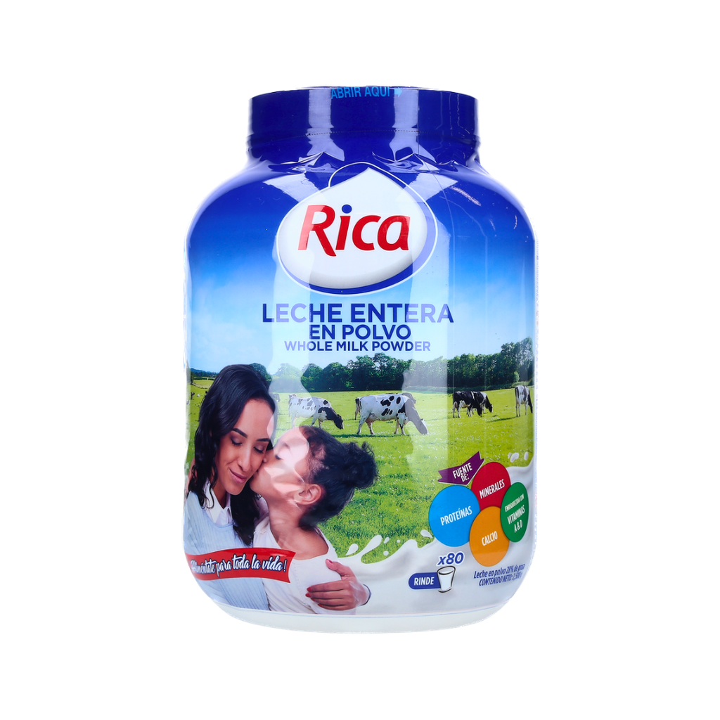 LECHE RICA EN POLVO 1/2500 GR (TARRO)