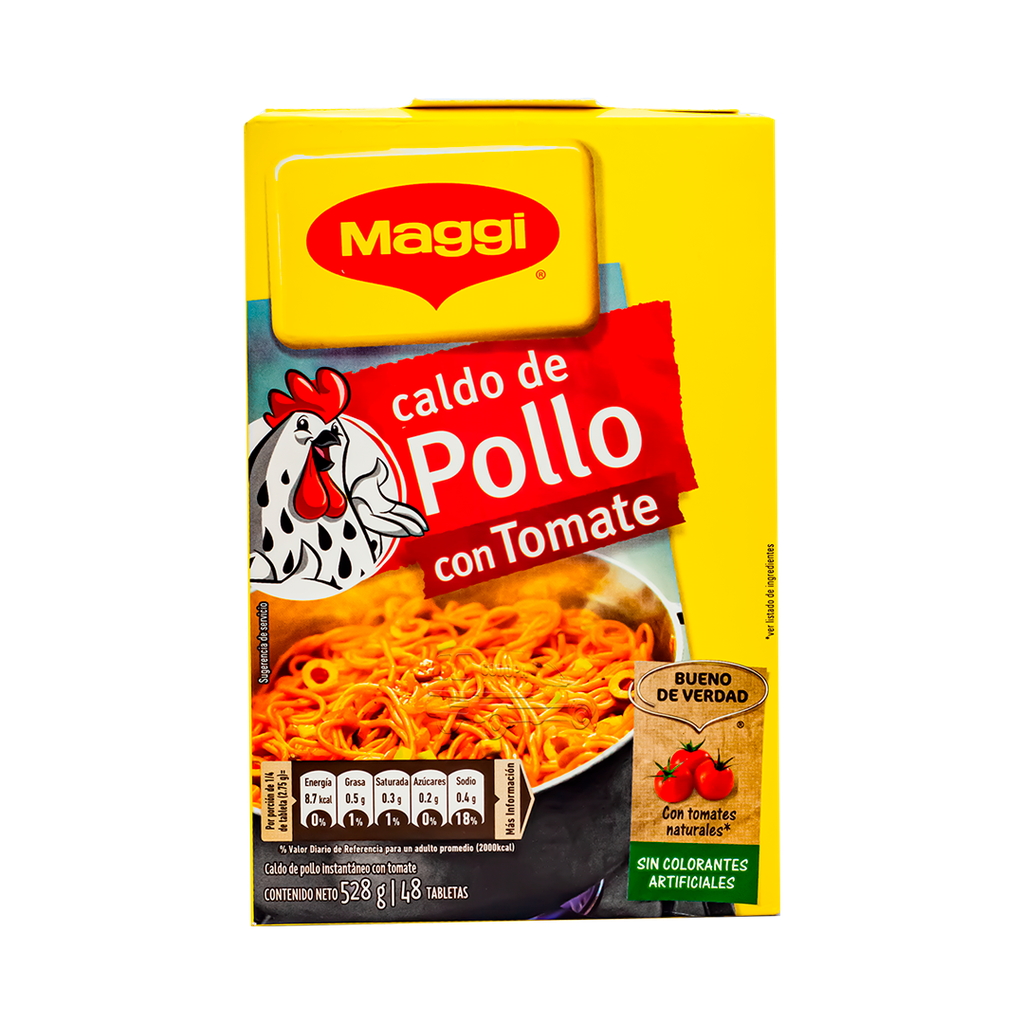 CALDO DE POLLO MAGGI CON TOMATE 24/48