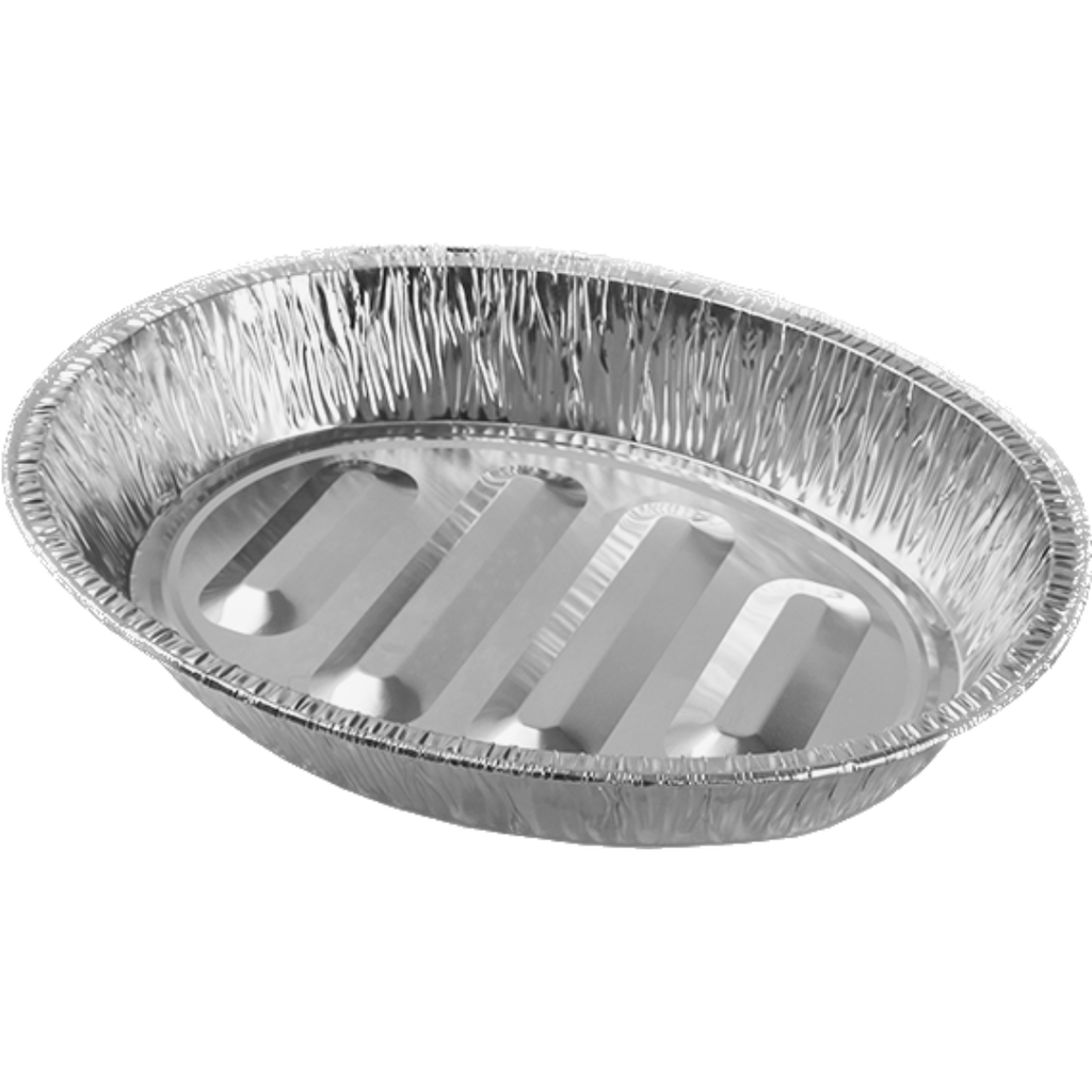 BANDEJA DE ALUMINIO 47X34.5X8.4 CM OVALADA 1/50