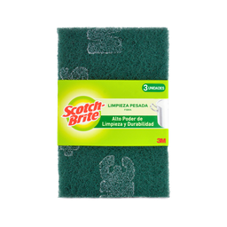 BRILLO VERDES SCOTCH BRITE 3M  UNIDAD