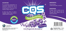 [SJQ0001] DESINFECTANTE LAVANDA CQS GL