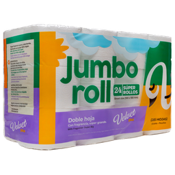 [02779] PAPEL DE BANO JUMBO ROLL VELVET 1/24