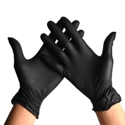 [GTNBLACK] GUANTES DE NITRILO NEGRO S/POLVO 1/100