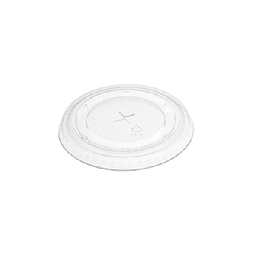 [LBHC92100WH] TAPA PLANA PET HYPLAST S/R 92MM 10/100 CA